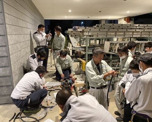 渡辺電業　研修