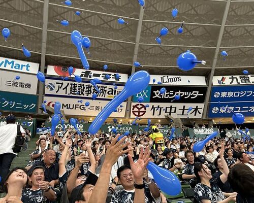 渡辺電業　野球観戦