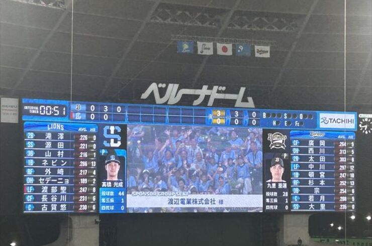 渡辺電業　野球観戦